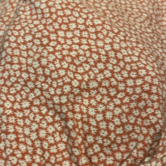 Abercrombie & Fitch- Cropped Ditzy Floral Ruffle Smock V Neck Top- Size M - Picture 7 of 9